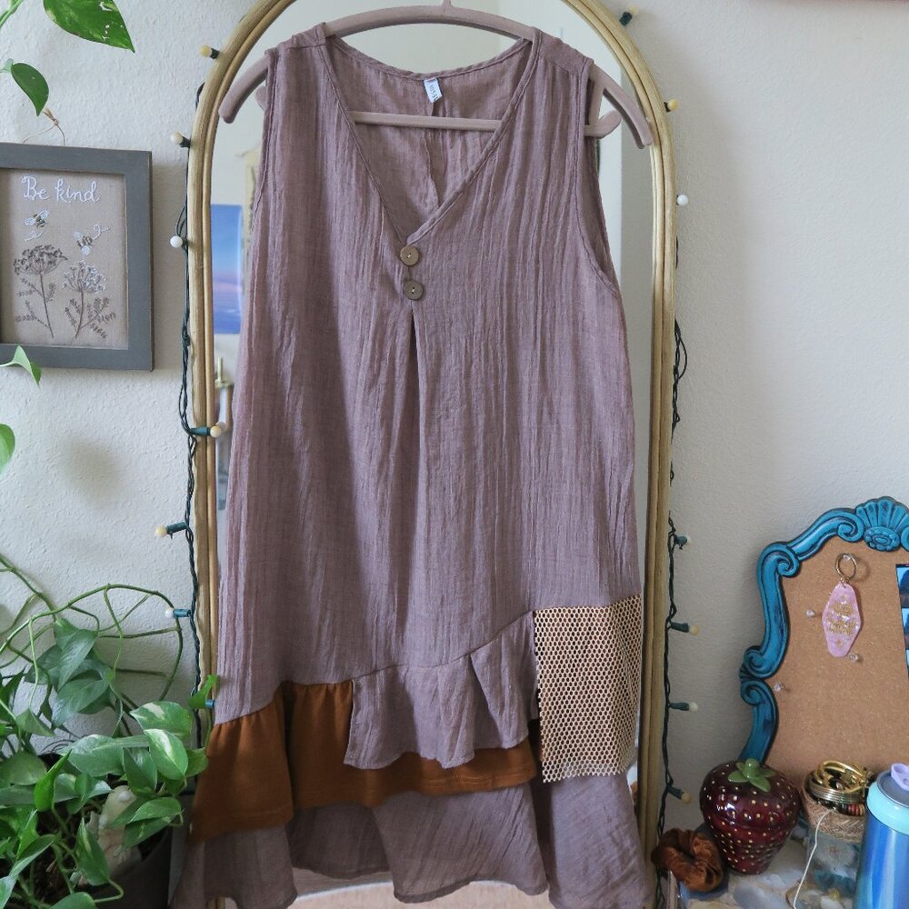 Large flowy dress